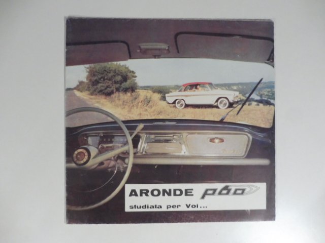 Aronde P60 studiata per voi. Pieghevole pubblicitario