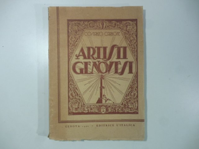Artisti genovesi. Biografie di una famiglia di artisti genovesi (Firpo). …