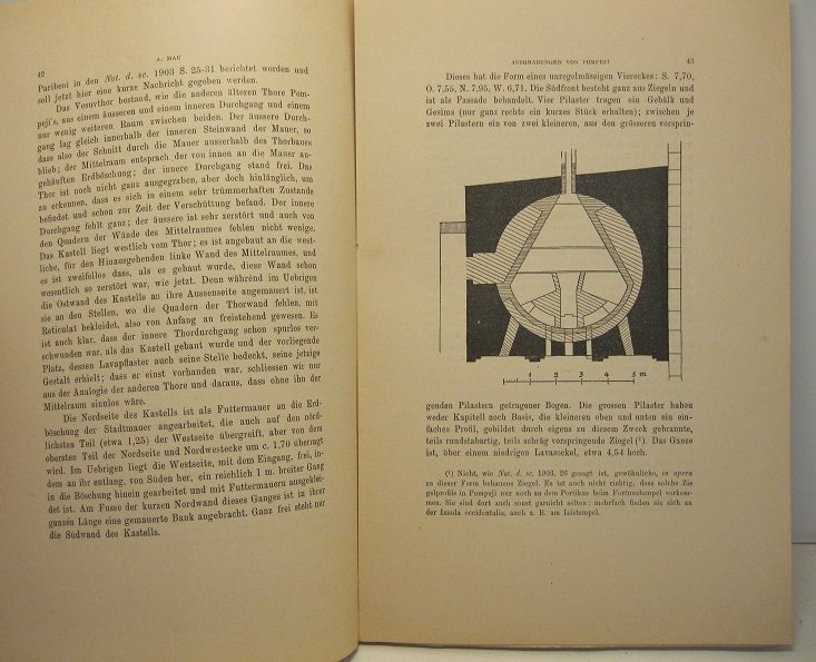Ausgrabungen von Pompeji kastell der wasserleitung. Aus dem Mitteilungen des …
