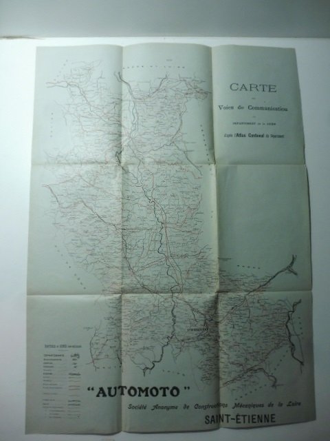 Automoto. Societe' anonyme de Constructions Mecaniques de la Loire. Carte …