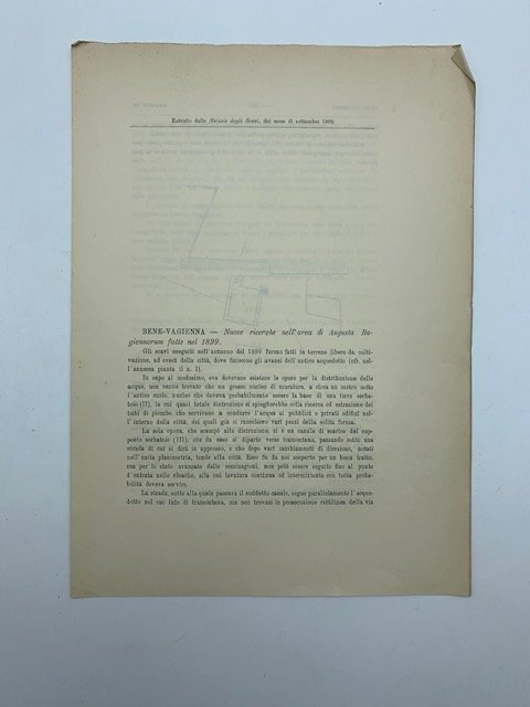 Bene Vagienna. Nuove ricerche nell'area di Augusta Bagiennorum fatte nel …