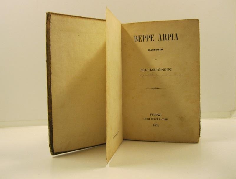 Beppe Arpia. Racconto