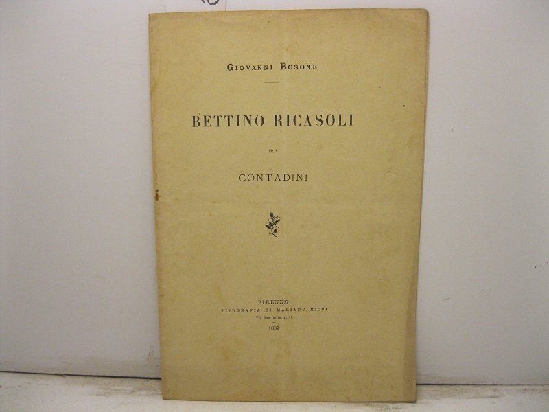 Bettino Ricasoli ed i contadini. | Immagine principale