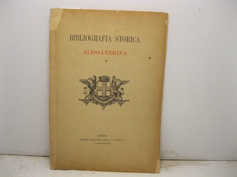 Bibliografia storica alessandrina