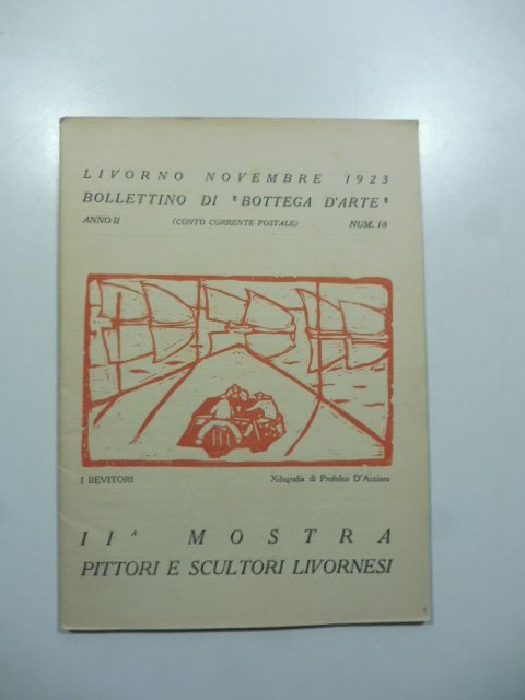Bollettino di Bottega d'Arte, Livorno, num. 18, novembre 1923. II …
