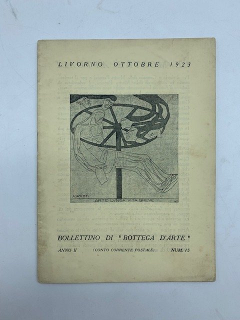 Bollettino di Bottega d'Arte, num. 15, ottobre 1923 [Giacomo Vespignani, …