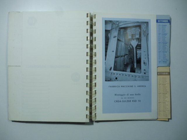 Cantieri riuniti dell'Adriatico. Agenda illustrata 1957