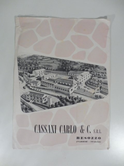 Cassani Carlo & C., Besozzo, Varese. Macchine industriali per pavimentatori. Pieghevole pubblicitario