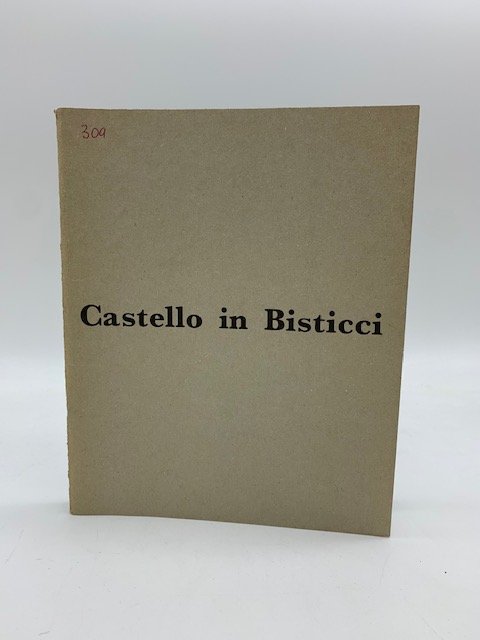 Castello in Bisticci 24/25 giugno 1989 (catalogo della mostra)
