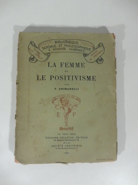 La femme et le positivisme. Quatrieme edition