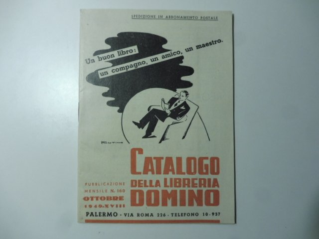 Catalogo della Libreria Domino, Palermo, ottobre 1940