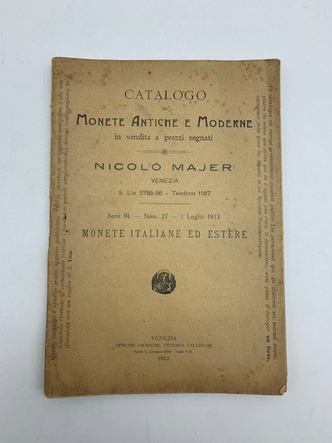 Catalogo di monete antiche e moderne in vendita a prezzi …