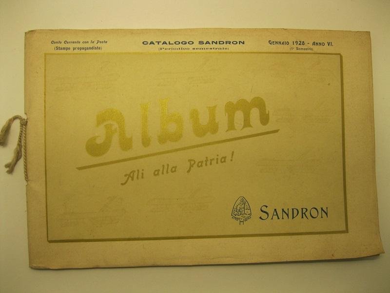 CATALOGO SANDRON - Album; Ali alla Patria