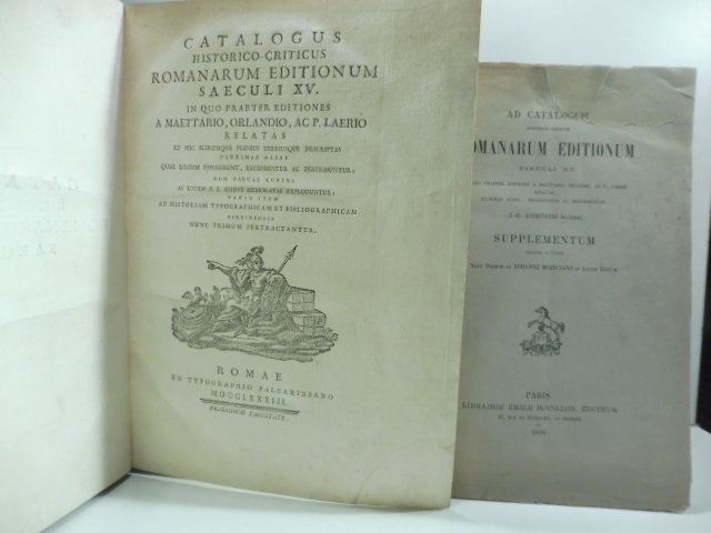 Catalogus historico - criticus romanarum editionum saeculi XV in quo …