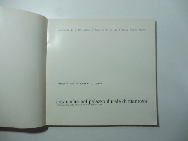 Ceramiche nel Palazzo Ducale di Mantova | Immagine principale