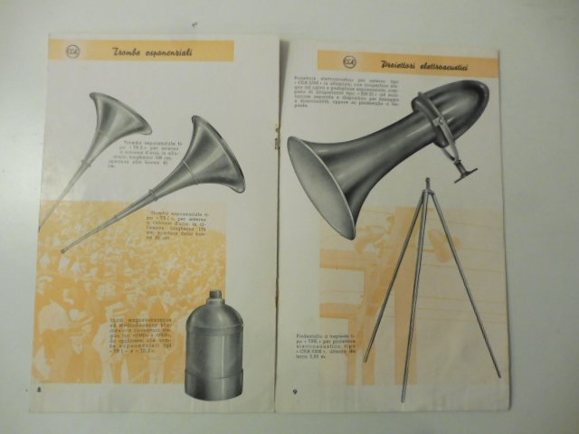 CGE. Apparecchi per impianti di amplificazione. Catalogo