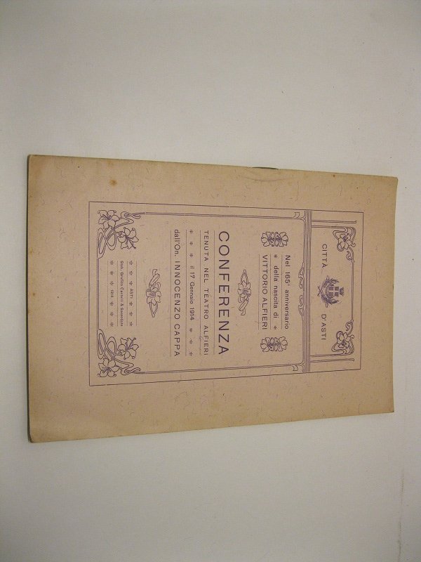 CITTA' DI ASTI - NEL 165o ANNIVERSARIO DELLA NASCITA DI …