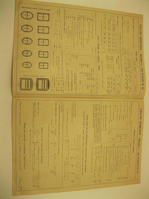 Collini Demetrio. Milano. Specialita' articoli per calzature. Forniture complete di …