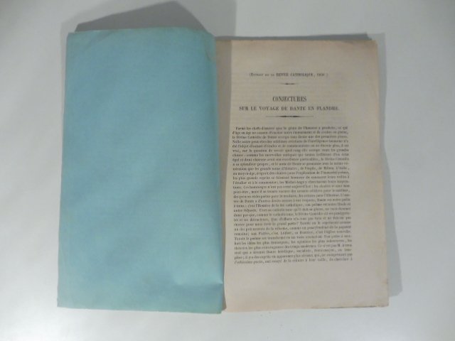 Conjectures sur le voyage de Dante en Flandre