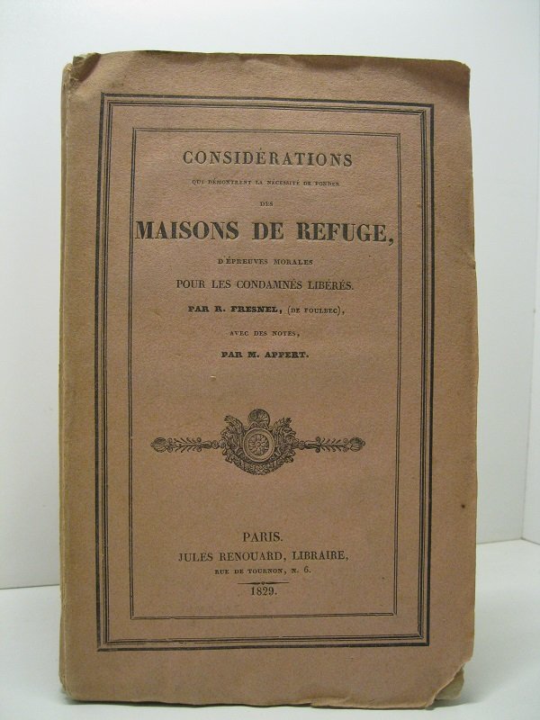 Considerations qui demontrent la necessite' de fonder des maisons de … | Immagine principale