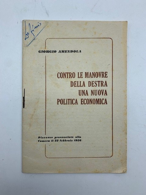 Contro le manovre della Destra una nuova politica economica