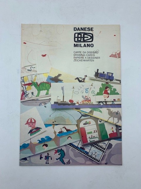 Danese, Milano. Carte da disegno di Enzo Mari (pieghevole pubblicitario)