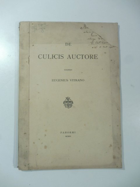 De Culicis auctore