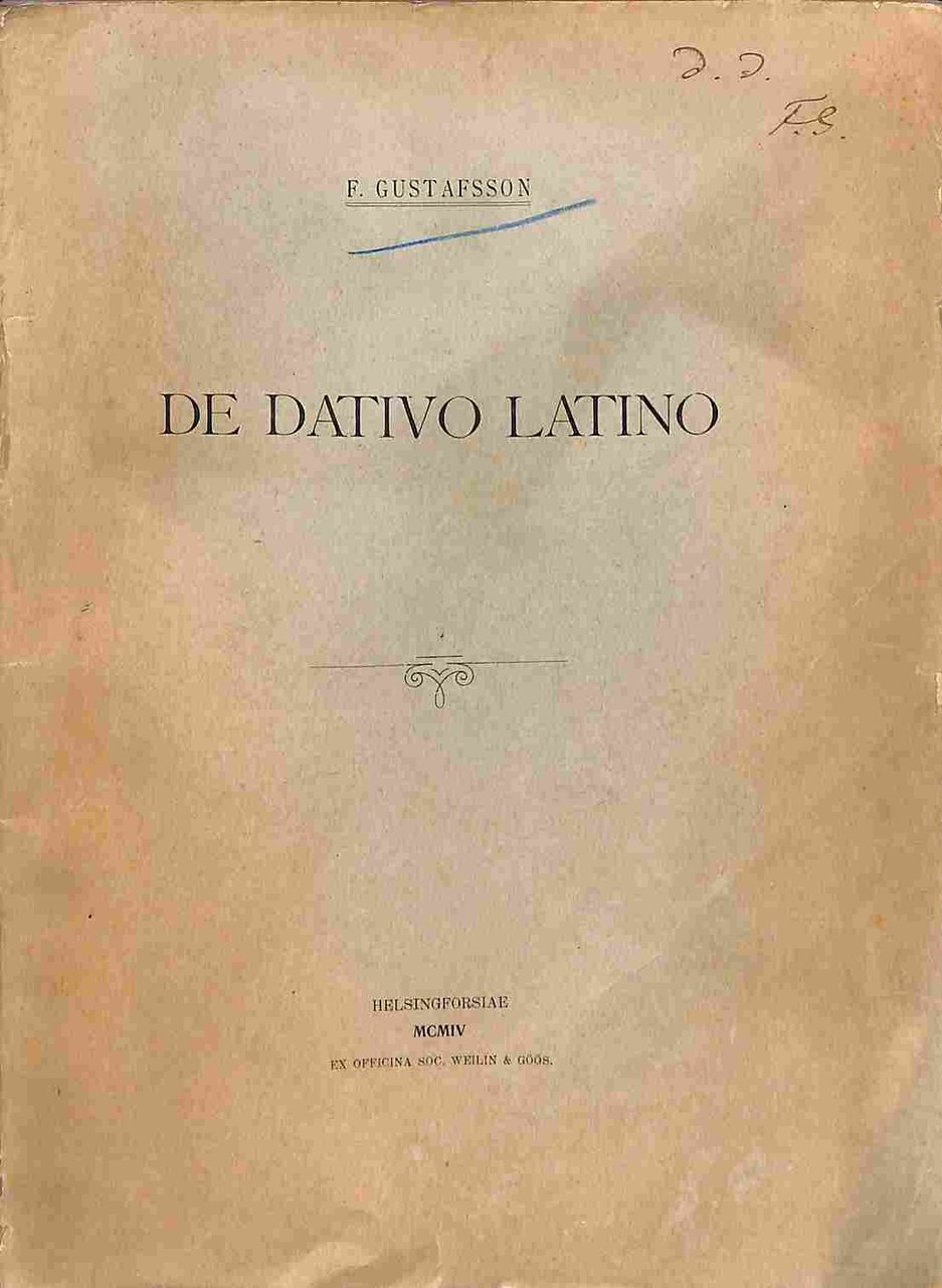 De dativo latino