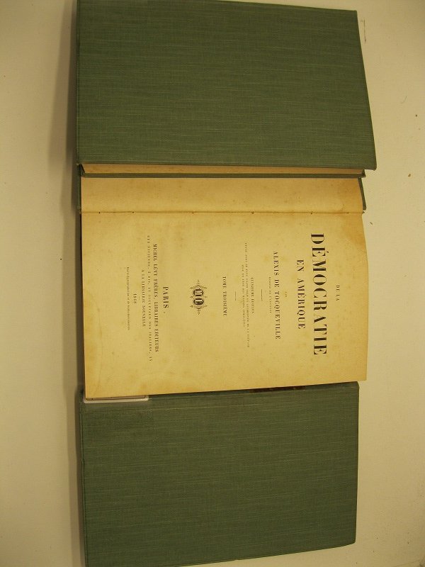 De la de'mocratie en Amerique. Quinzieme edition. Tome premier, tome … | Immagine principale