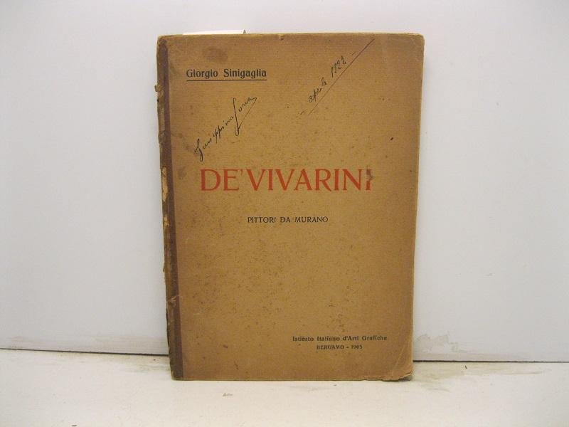 De' Vivarini. Pittori da Murano.