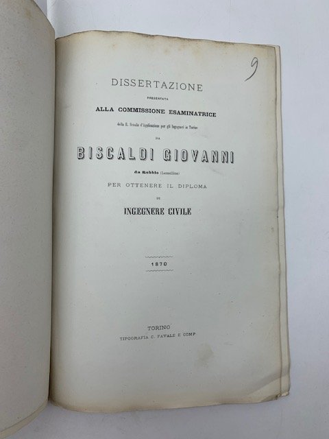 Degli archi equilibrati. Dissertazione | Immagine principale