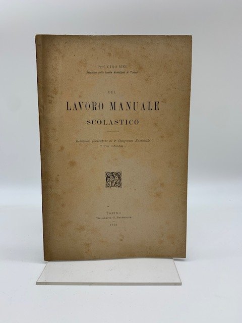 Del lavoro manuale scolastico