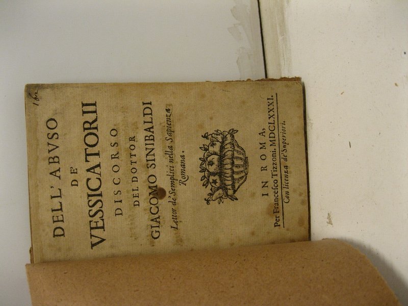 Dell'abuso de' vessicatorii