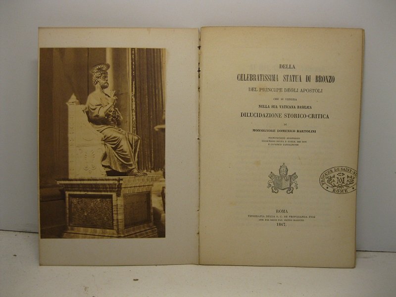 Della celebratissima statua di bronzo del Principe degli Apostoli che …
