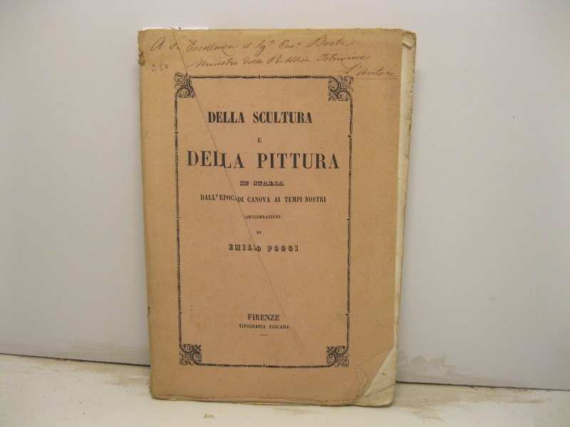 Della scultura e della pittura in Italia dall'epoca di Canova …