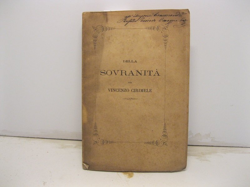 Della sovranita'