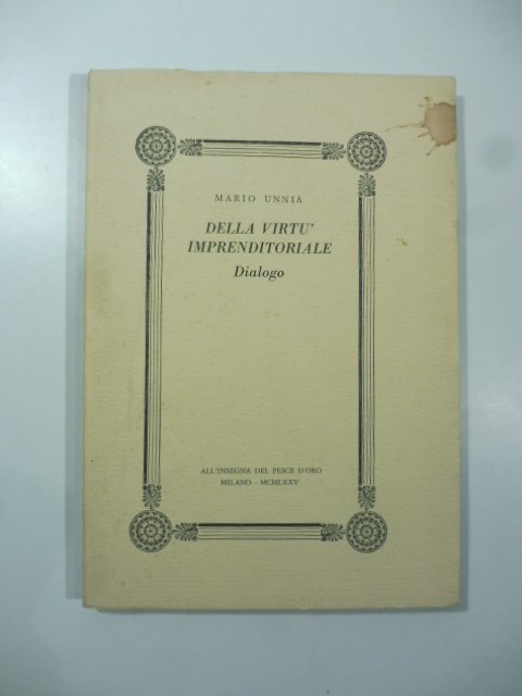 Della virtu' imprenditoriale