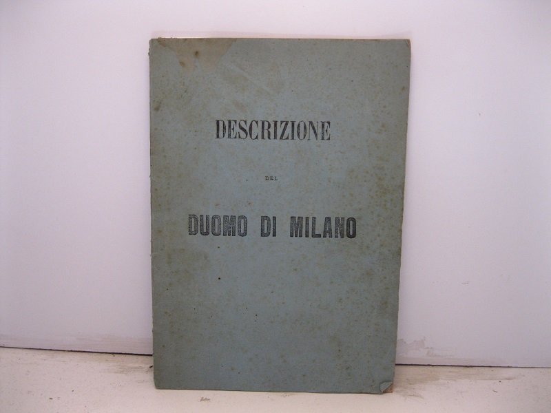 Descrizione del Duomo di Milano