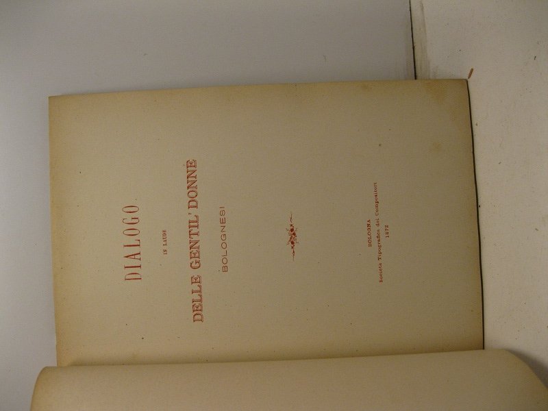 Dialogo in laude delle gentil donne bolognesi
