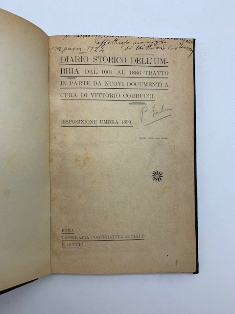 Diario storico dell'Umbria dal 1001 al 1886 tratto in parte …