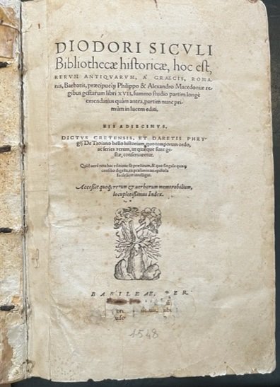 Diodori Siculi Bibliothecae historicae hoc est erum antiquarum, a Graecis, …