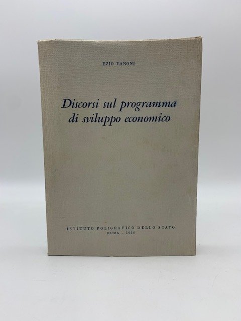 Discorsi sul programma di svilupo economico