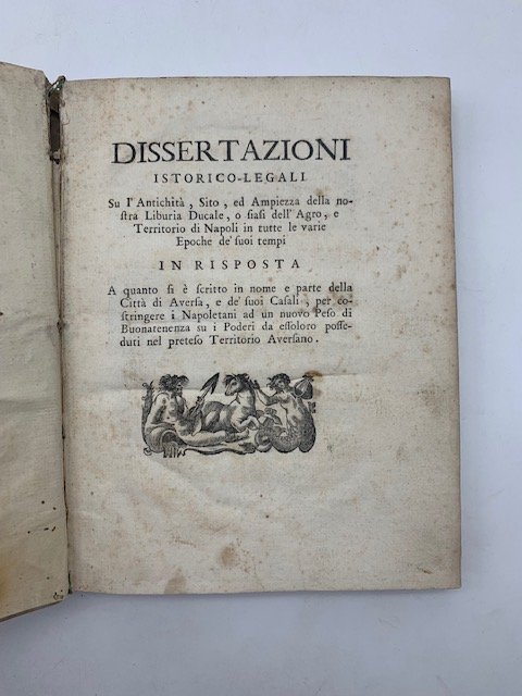 Dissertazioni istorico-legali su l'antichita', sito ed ampiezza della nostra Liburia …