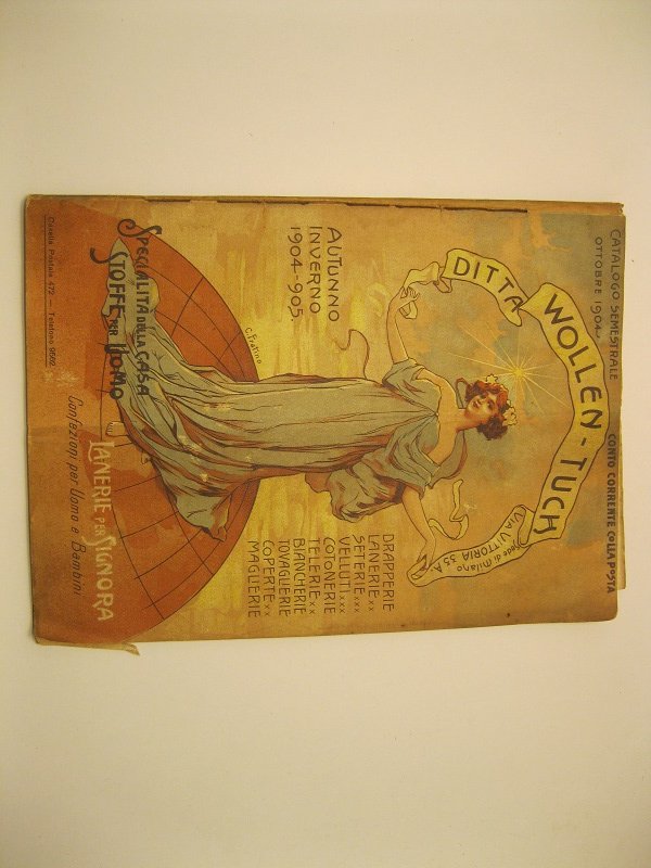 Ditta Wollen - Tuch. Sede di Milano. Draperie, lanerie, seterie, …