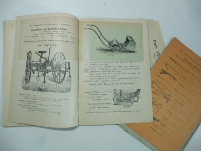 Dott. Venceslao Carrara, Genova. Macchine e strumenti per l'agricoltura e …