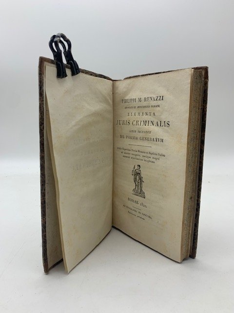 Elementa juris criminalis. Liber secundus. De poenis generatim | Immagine principale