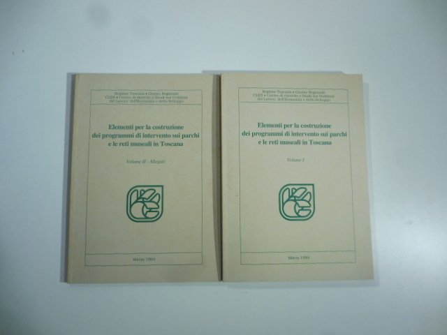 Elementi per la costruzione dei programmi di intervento sui parchi …