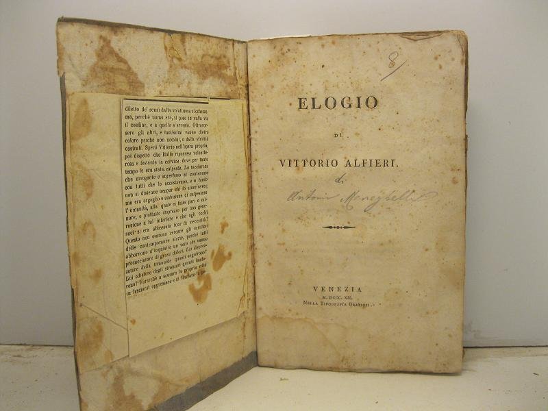 Elogio di Vittorio Alfieri