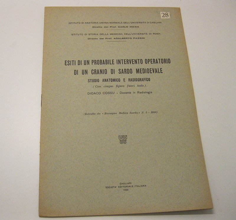 Esiti di un probabile intervento operatorio di un cranio di …