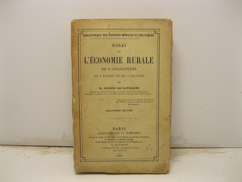 Essai sur l'economie rurale de l'Angleterre, de l'Ecosse et de …